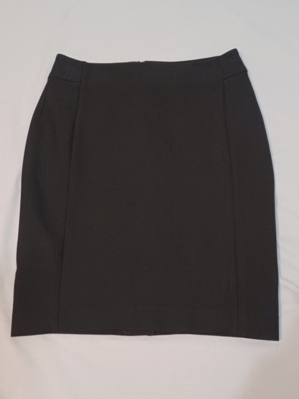 LOFT Black Pencil Skirt Womens Size 4 Career Office Stretch Classic Knee Length